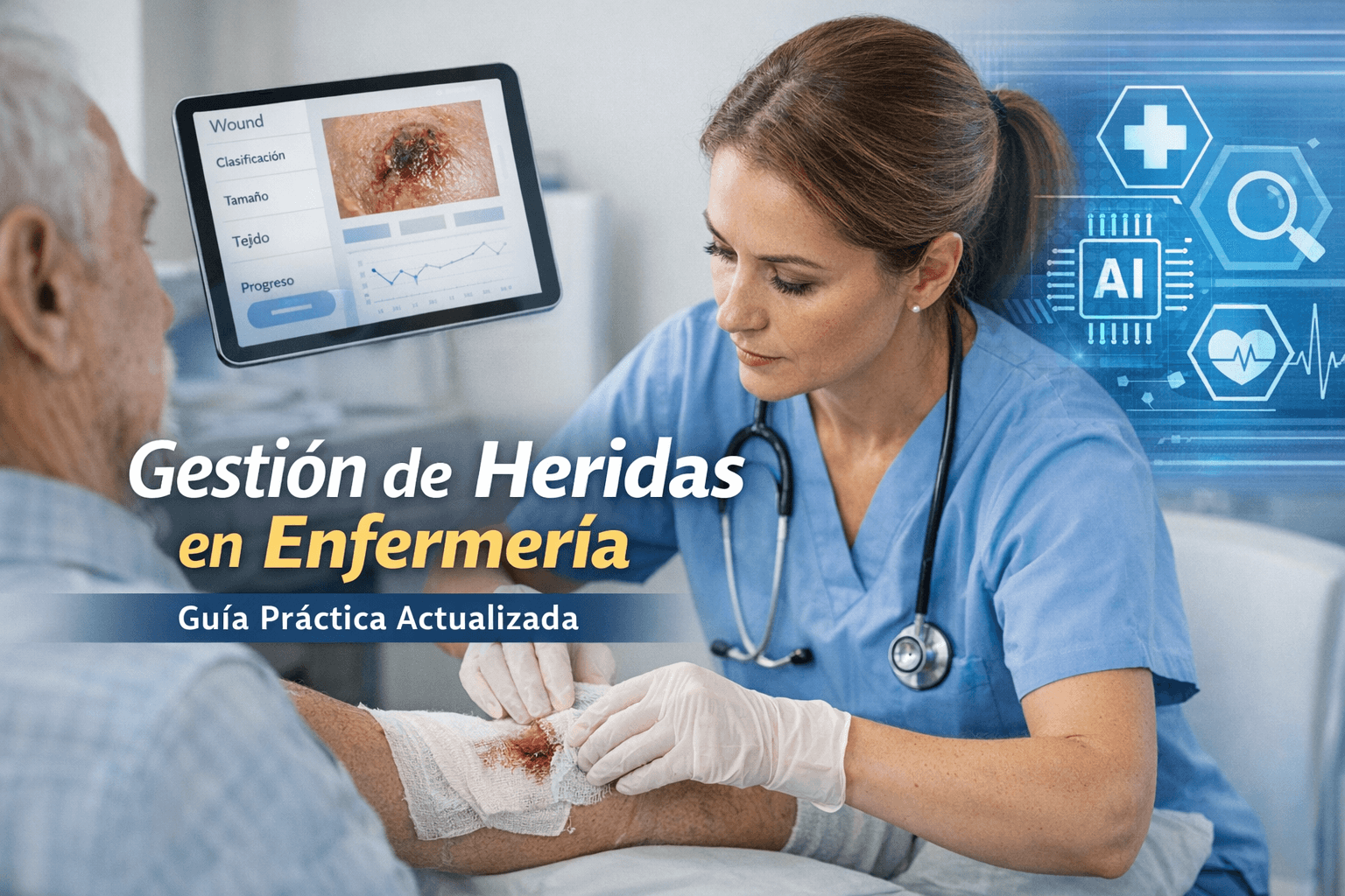 Gestión de heridas en enfermería: guía práctica actualizada